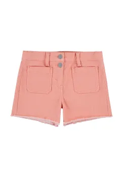 Levi's pantaloni scurti din bumbac pentru copii DOUBLE SHANK SHORT culoarea portocaliu, uni, talie reglabila, 3EM226 imagine