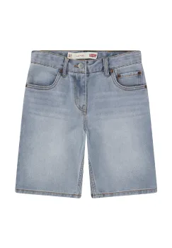 Levi's pantaloni scurti din denim pentru copii NEW 511 SLIM FIT DENIM SHORT talie reglabila, 8EM374 imagine