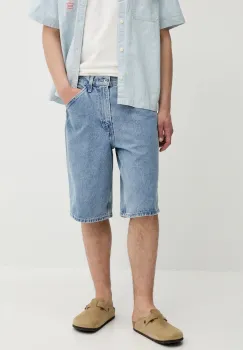 Levi's pantaloni scurti jeans 568 LOOSE CRPNTR SHORTS 001K8 imagine