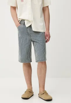 Levi's pantaloni scurti jeans 568 LOOSE CRPNTR SHORTS 001K8 imagine