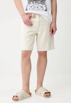 Levi's pantaloni scurti jeans culoarea gri imagine