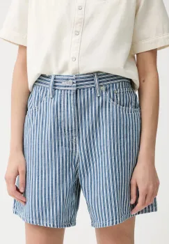 Levi's pantaloni scurti jeans HIGH BAGGY SHORT neted, high waist, A9311 imagine
