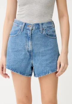Levi's pantaloni scurti jeans uni, high waist, A1965 imagine