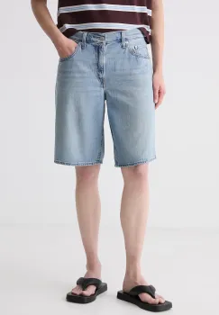 Levi's pantaloni scurti pentru femei din denim BAGGY DAD imagine