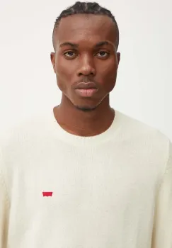 Levi's pulover de lana barbati, culoarea negru, light imagine