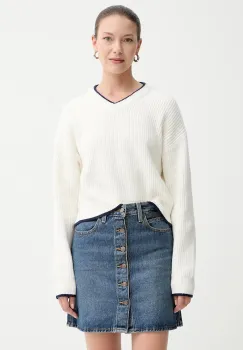 Levi's pulover din amestec de lana culoarea bej, calduros, 0037O imagine