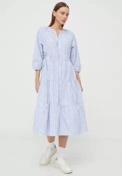 Levi's rochie din bumbac midi, evazati imagine