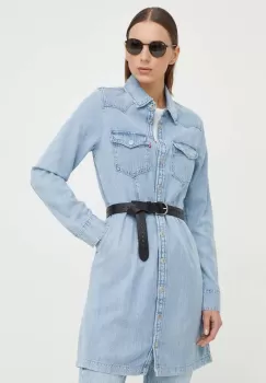 Levi's rochie jeans mini, drept imagine