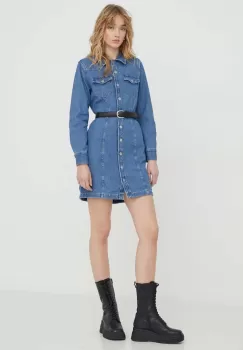 Levi's rochie jeans mini, drept imagine