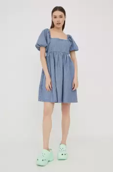 Levi's rochie jeans mini, evazati imagine