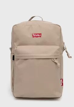 Levi's rucsac culoarea bej, mare, neted imagine