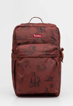 Levi's rucsac culoarea maro, mare, cu imprimeu, D5463 imagine