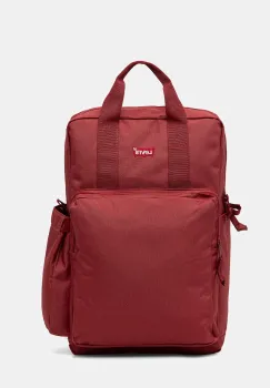Levi's rucsac culoarea rosu, mare, neted, D7572-0018 imagine