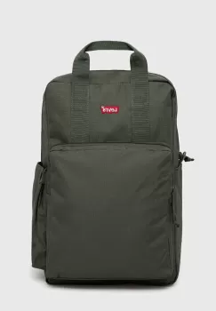 Levi's rucsac culoarea verde, mare, neted imagine