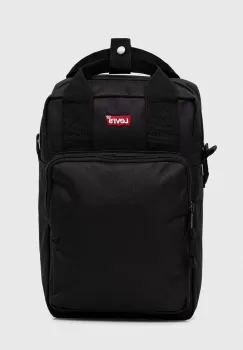 Levi's rucsac femei, culoarea negru, mic, neted imagine