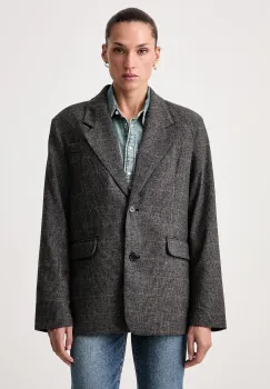 Levi's  sacou cu un singur rand de nasturi pentru femei cu amestec de lana LUNA RELAXED imagine