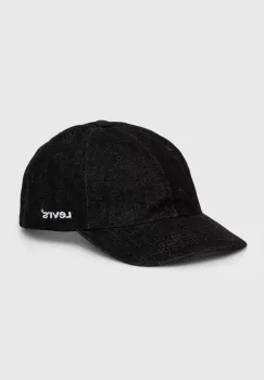 Levi's sapca de baseball din bumbac culoarea negru, neted imagine