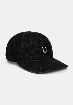 Levi's sapca de baseball din denim culoarea negru, cu imprimeu, D7920-0009 imagine