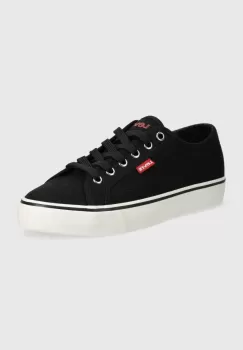 Levi's tenisi HERNAN S femei, culoarea negru, 235655.59 imagine
