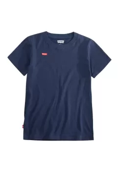 Levi's Tricou copii culoarea albastru marin, material neted imagine