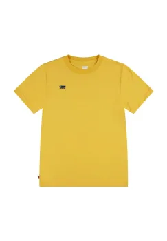 Levi's tricou copii culoarea galben, neted imagine