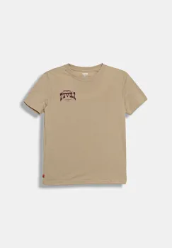 Levi's tricou copii GALLOPING FREE TEE culoarea bej, cu imprimeu, 9EN614 imagine