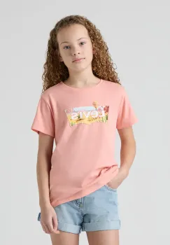 Levi's tricou copii HOT AIR BALLOON BATWING TE culoarea portocaliu, 4EM638 imagine