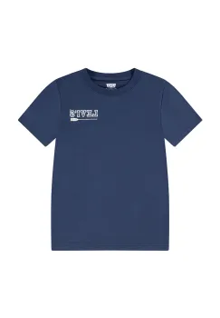 Levi's tricou copii REGATTA TEE culoarea albastru marin, cu imprimeu, 8EM280 imagine