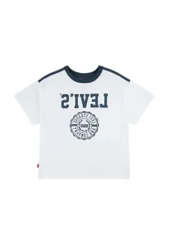 Levi's tricou copii SPORTY OVERSIZED TEE culoarea alb, 3EN779 imagine
