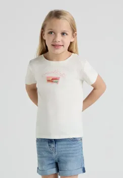 Levi's tricou copii SS DESERT BATWING TEE culoarea bej, 3EM161 imagine