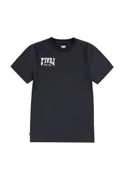 Levi's tricou copii VALLEY VIEW TEE culoarea negru, cu imprimeu, 8EM600 imagine