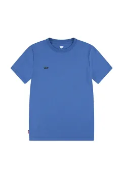 Levi's tricou de bumbac pentru copii LVB BATWING CHEST HIT culoarea turcoaz, uni, 9EA100 imagine