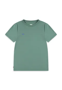 Levi's tricou de bumbac pentru copii LVB BATWING CHEST HIT culoarea verde, uni, 9EA100 imagine