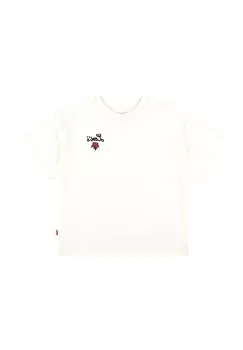 Levi's tricou de bumbac pentru copii OVERSIZED LEVIS ROSE TEE culoarea bej, 3EL489 imagine