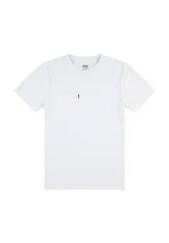 Levi's tricou de bumbac pentru copii SUNSET POCKET TEE culoarea alb, neted, 9EM359 imagine
