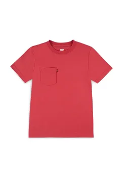 Levi's tricou de bumbac pentru copii SUNSET POCKET TEE culoarea bleumarin, uni, 8EM359 imagine