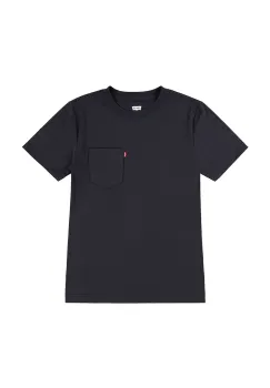 Levi's tricou de bumbac pentru copii SUNSET POCKET TEE culoarea negru, neted, 8EM359 imagine
