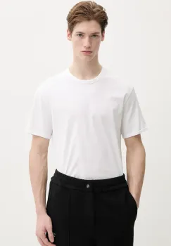 Levi's tricou din bumbac barbati, culoarea alb, neted, A3756 imagine