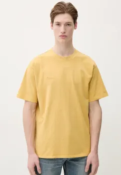 Levi's tricou din bumbac barbati, culoarea galben, modelator imagine