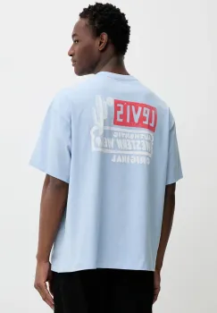 Levi's tricou din bumbac cu imprimeu, 000G4 imagine