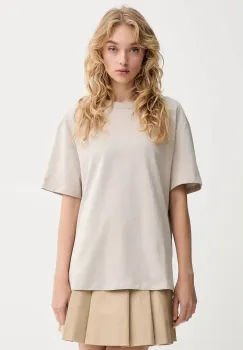Levi's tricou din bumbac culoarea bej, 001HI imagine