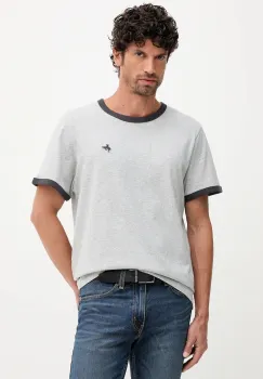 Levi's tricou din bumbac culoarea gri, melanj, 003R5 imagine