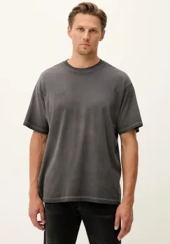 Levi's tricou din bumbac culoarea gri, neted, A0637 imagine