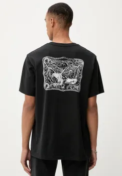 Levi's tricou din bumbac culoarea negru, cu imprimeu, 16143 imagine