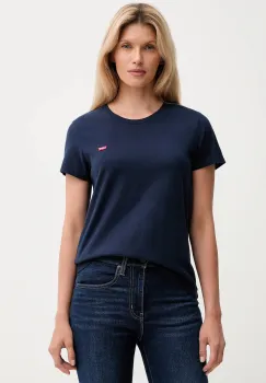 Levi's tricou din bumbac culoarea rosu imagine