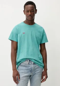 Levi's tricou din bumbac culoarea rosu, neted imagine