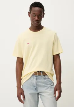Levi's tricou din bumbac culoarea rosu, neted imagine