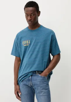 Levi's tricou din bumbac culoarea violet, cu imprimeu, 87373 imagine