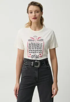 Levi's tricou din bumbac GRAPHIC ICONIC TEE femei, culoarea bej, A8802 imagine