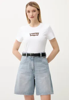 Levi's tricou din bumbac LSE THE PERFECT TEE culoarea bleumarin, A2086 imagine
